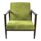 GFM-142 Armchair in Olive green attributed to Edmund Homa, 1970s - brown wood