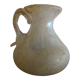 Vase with miniature handle Scavo Seguso Vetri d'Arte iridescent glass Murano 1950