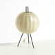 Very rare and beautiful Mid-Century Modern tripod Cocoon table lamp