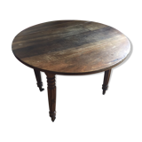 Oak round table