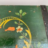 Antique hand painted swedish chest or trunk/ coffee table