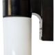 Industrial Brown Bakelite Wall Light with Milk Glass, 1960s
