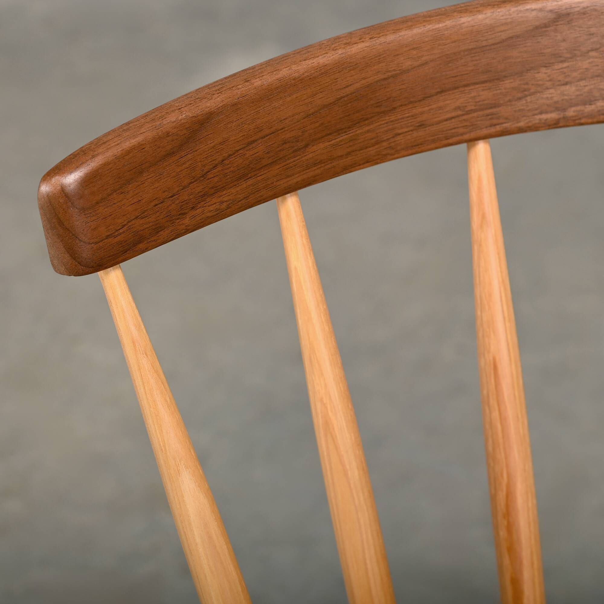 George Nakashima N19 Straight Chair in Walnut and Hickory for Knoll Studio