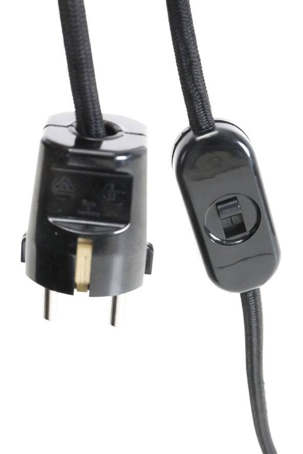 Handmade Søholm / Einar Johansen ceramic table lamp with jute lampshade / Mid-century Danish modern design / 1960s / 1970s