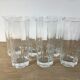 Water glasses / octagonal base juice
