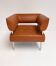 Cognac colored armchair by Sergio Bellin for Sitland (per piece), 1990s
