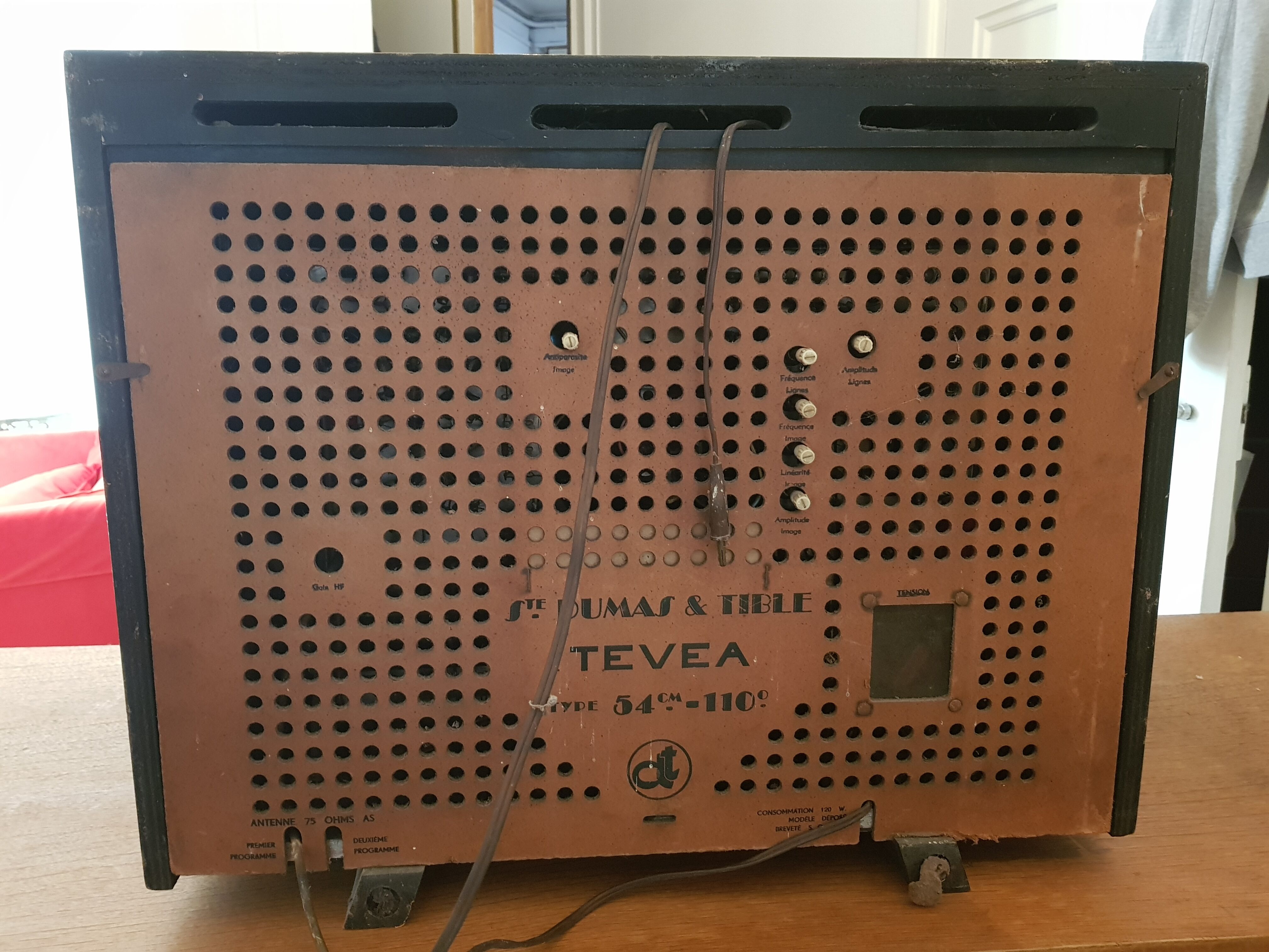 Old tv tv year 50 tevea