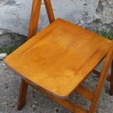 Folding wooden chair