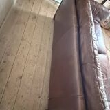 Vintage leather sofa Ligne Roset