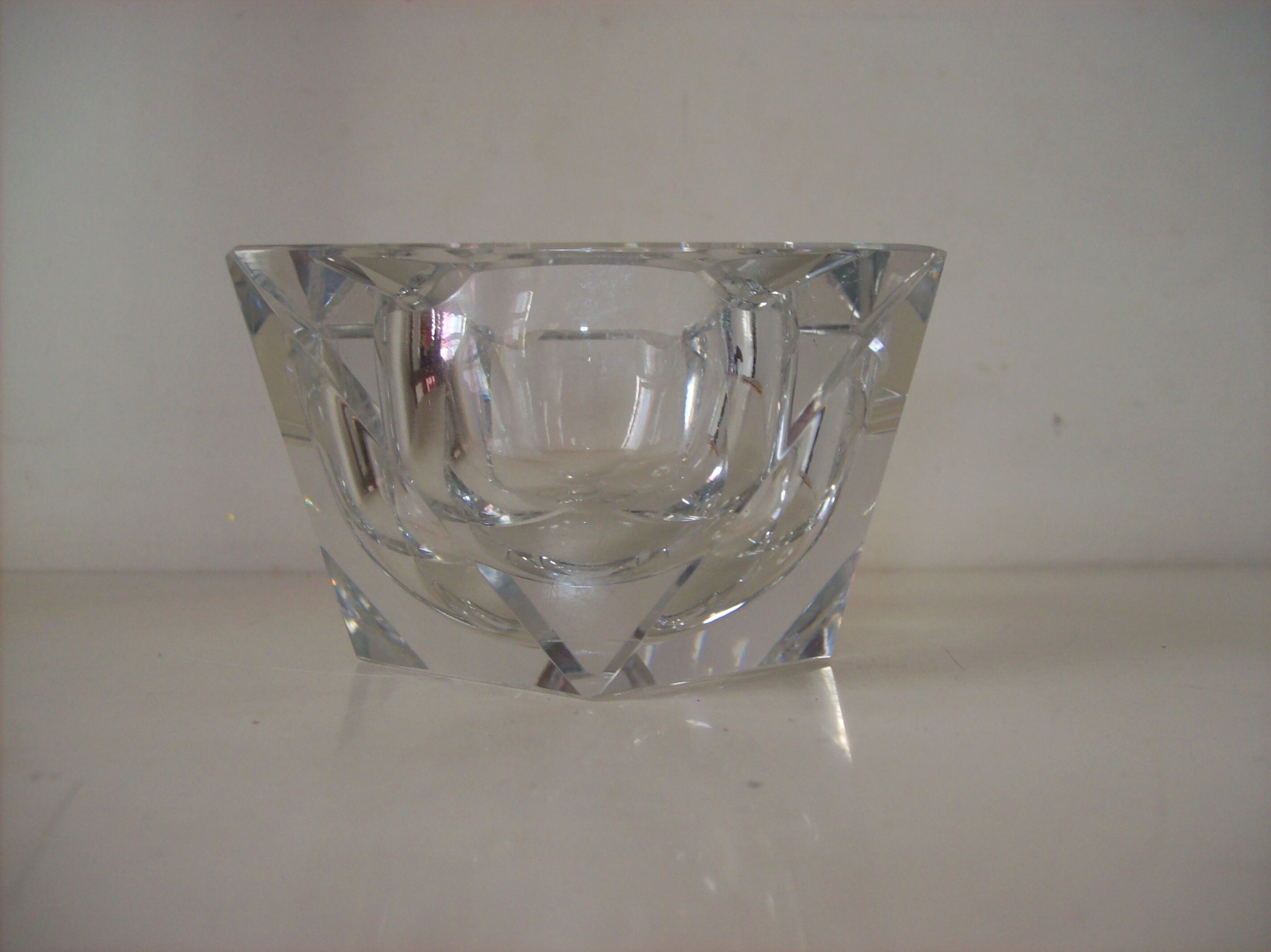 Saint Louis crystal ashtray