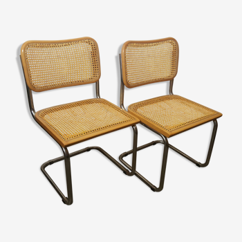 Paire de chaises, Marcel Breuer B 32
