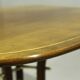 Table d'appoint en bois cintré, Allemagne, années 1950