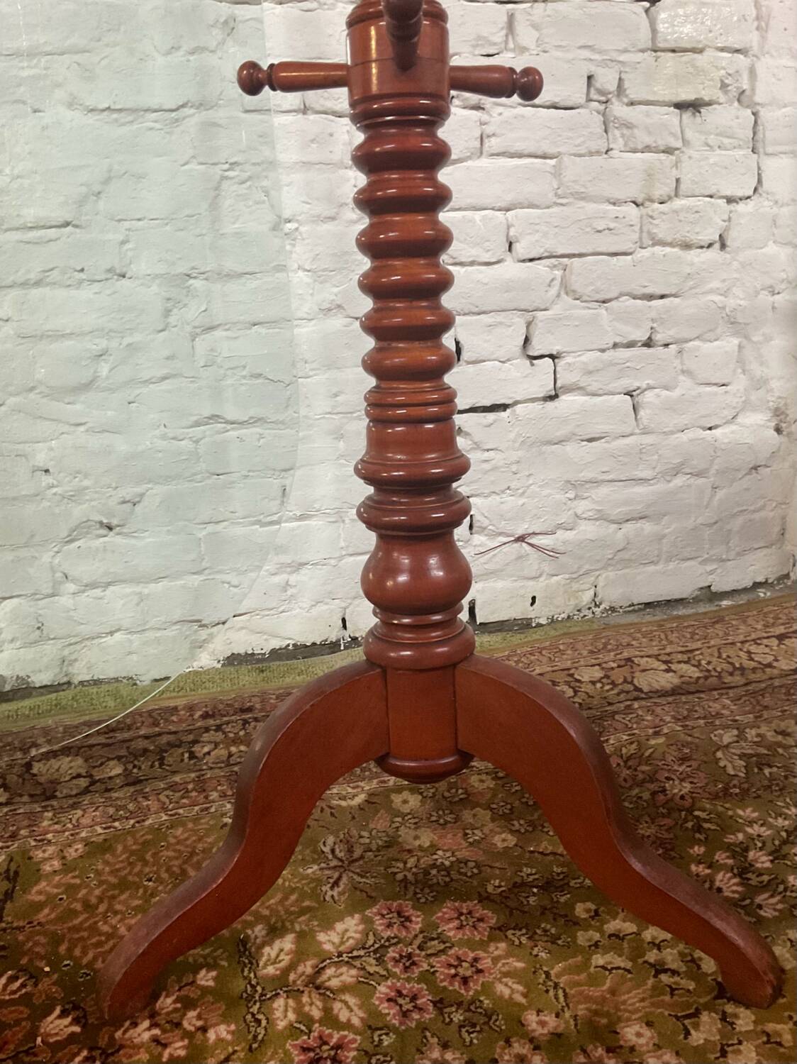 Scandinavian wooden coat rack from the 60s