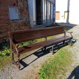 Pair of antique church pews
