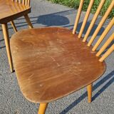 Set of 3 Baumann bistro chairs, Menuet model