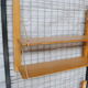 Étagère murale en bois et métal