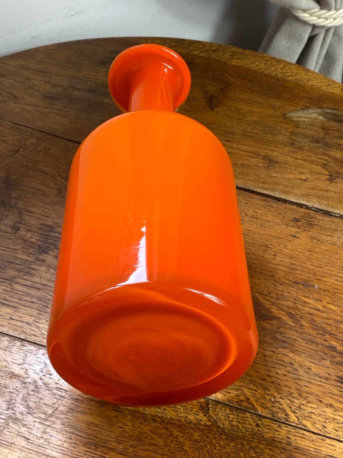 Glass vase, Otto Brauer for Holmegaard, 1960s