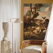18th century Italian painting, pastoral genre scene