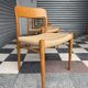 Set of 4 Møller 75 chairs in oak