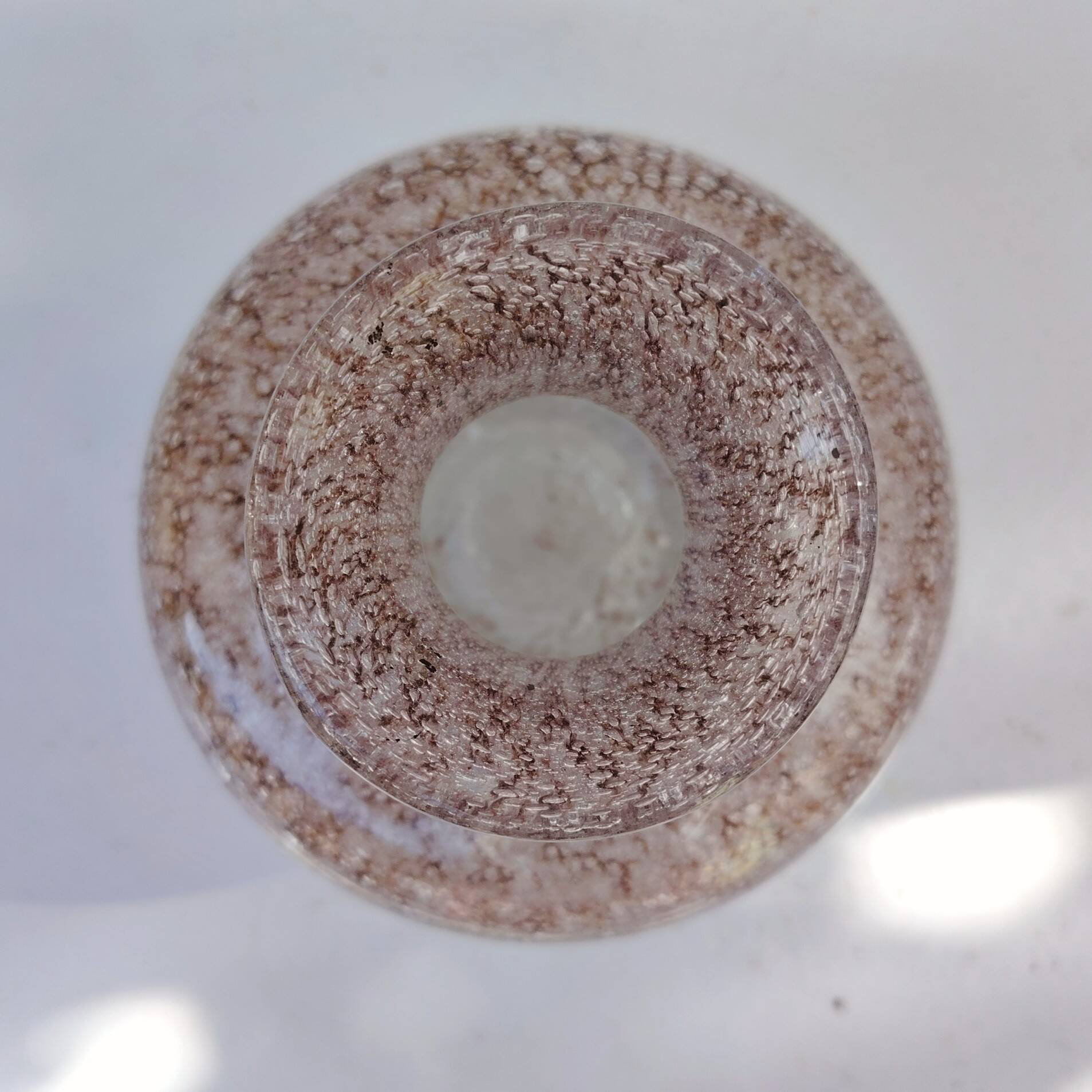 Baluster vase, Daum Nancy, Lorraine cross, vintage