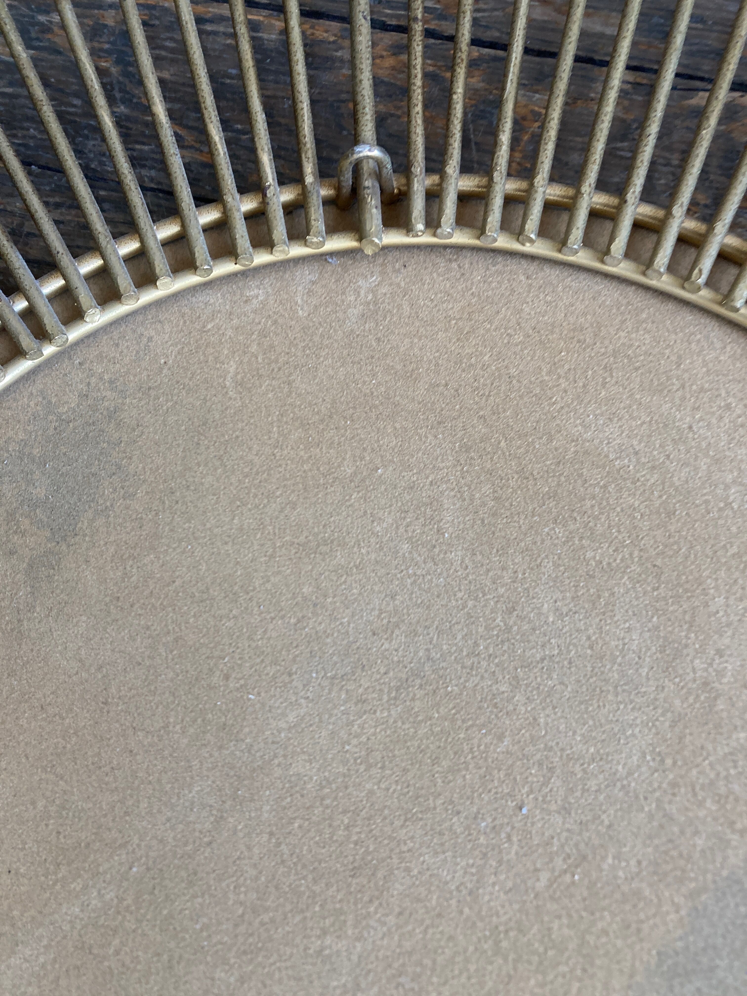 Sun mirror 1960 rn gilded metal