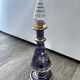 Purple glass perfume bottle