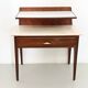 Vintage Single Nightstand with Glass and Marble Shelves, Italy