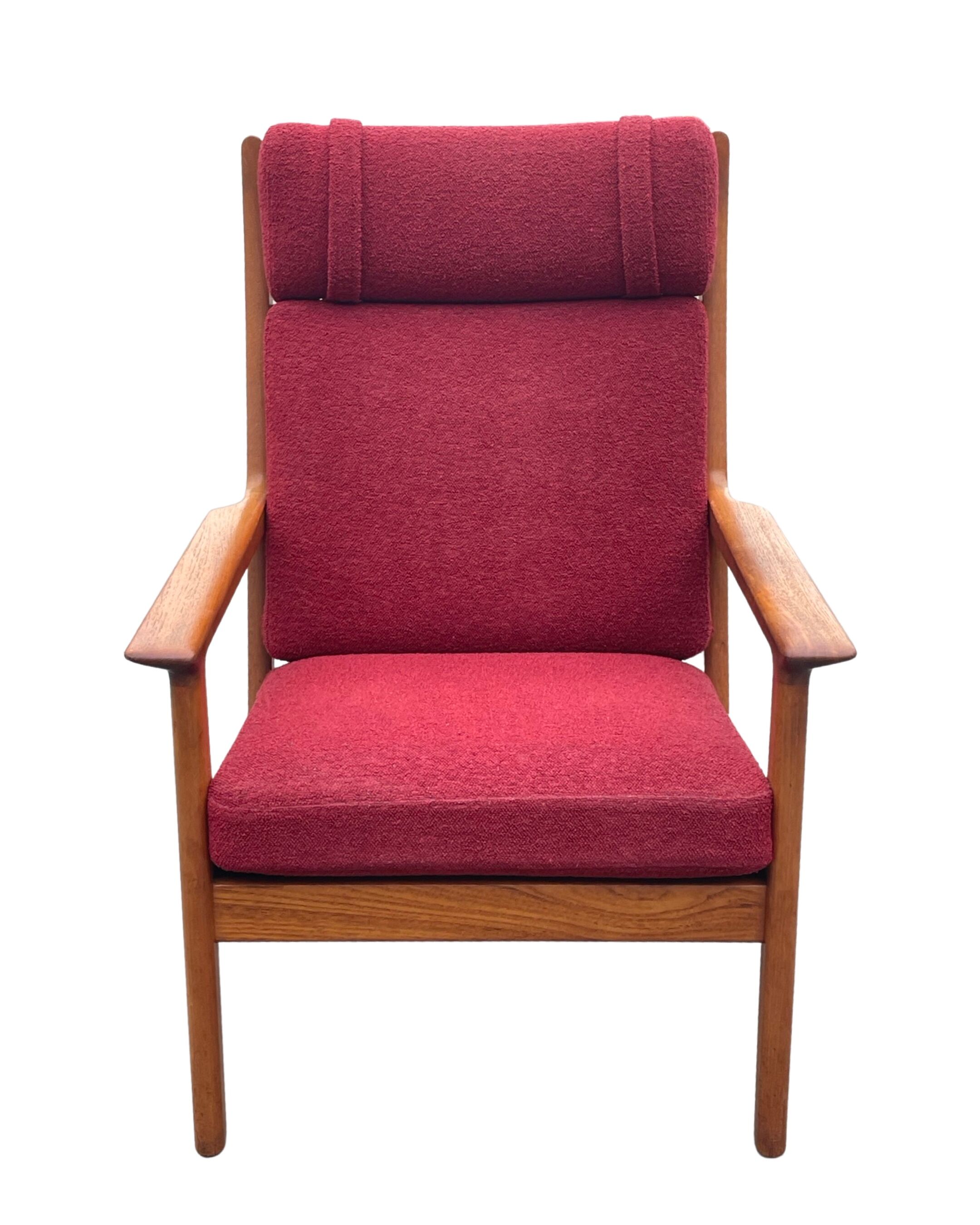 GE 265A oak chair by Hans J. Wegner for Getama