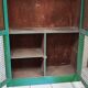 Wood workshop cabinet and mesh doors