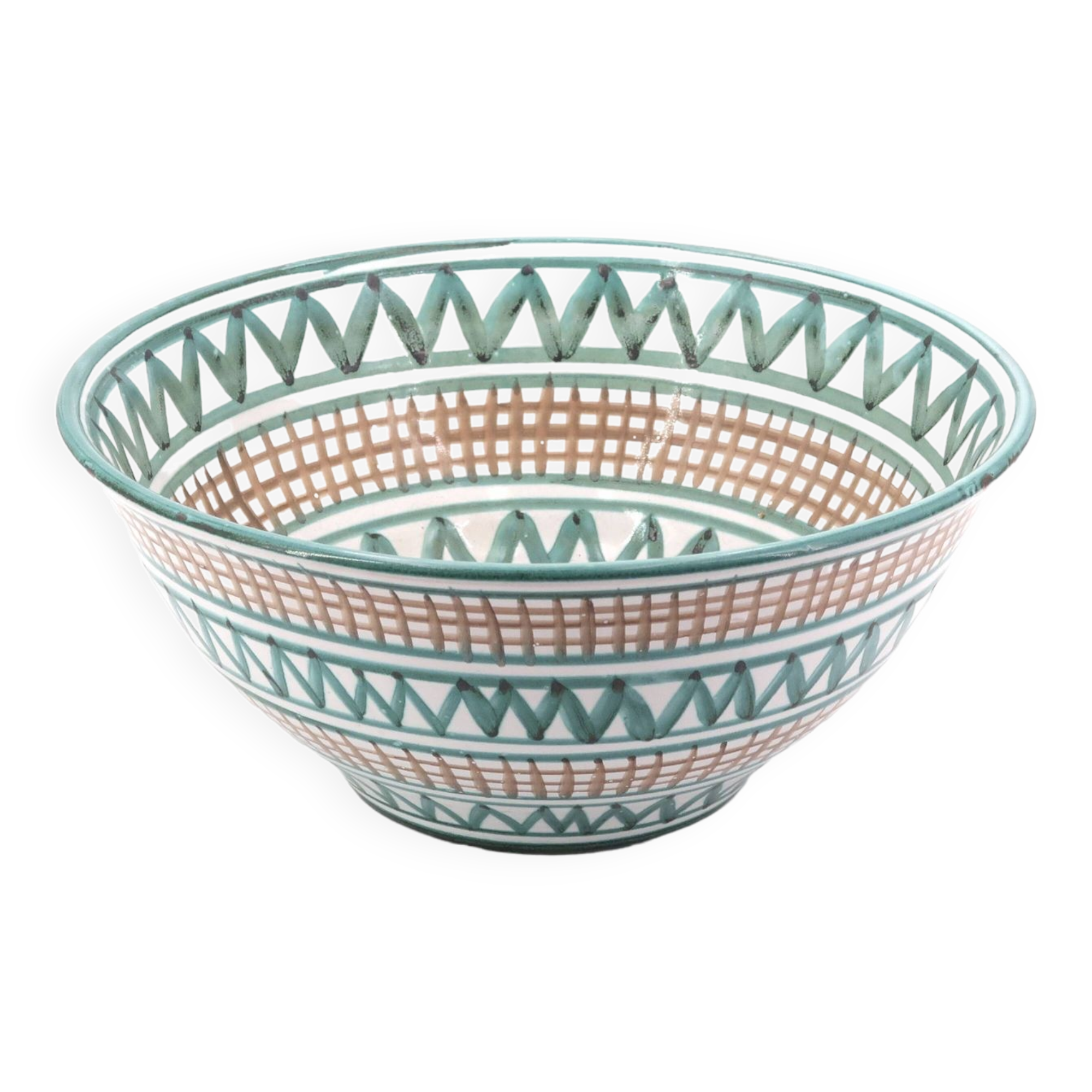 Robert Picault Vallauris ceramic salad bowl