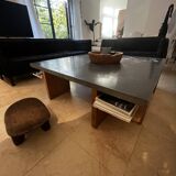 Sir Conran Vintage coffee table (1995) good general condition wood and zinc