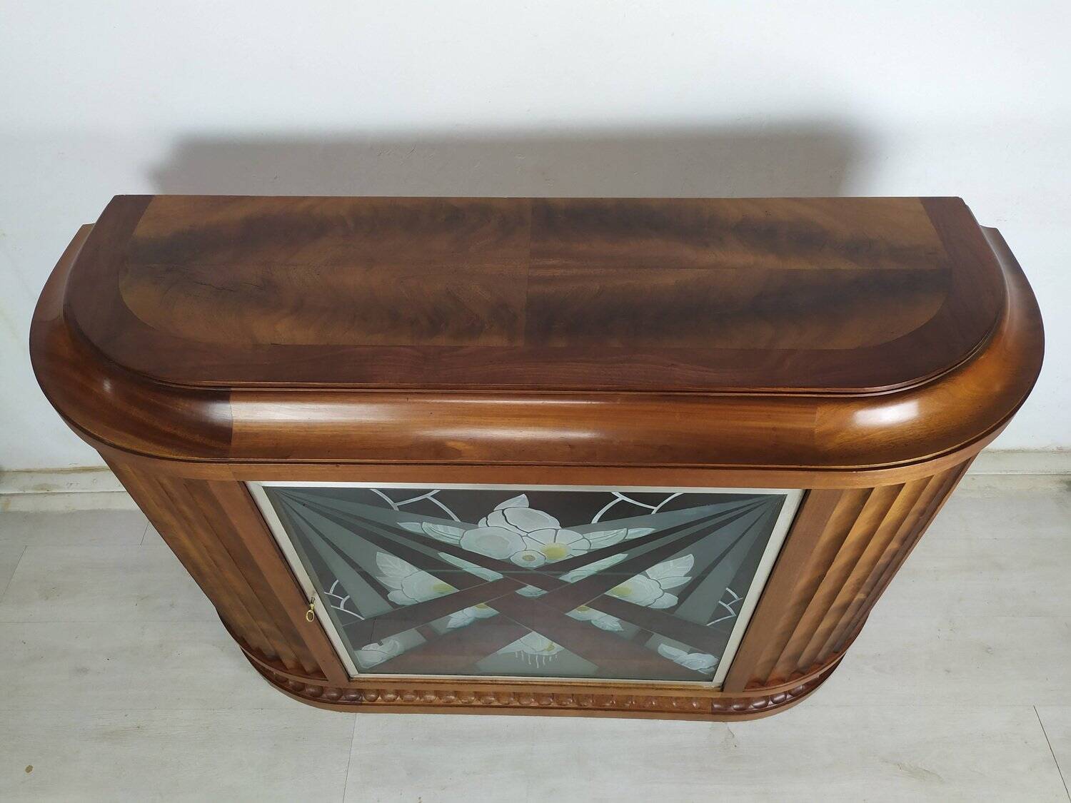 Vitrine argentier art déco, 1930s