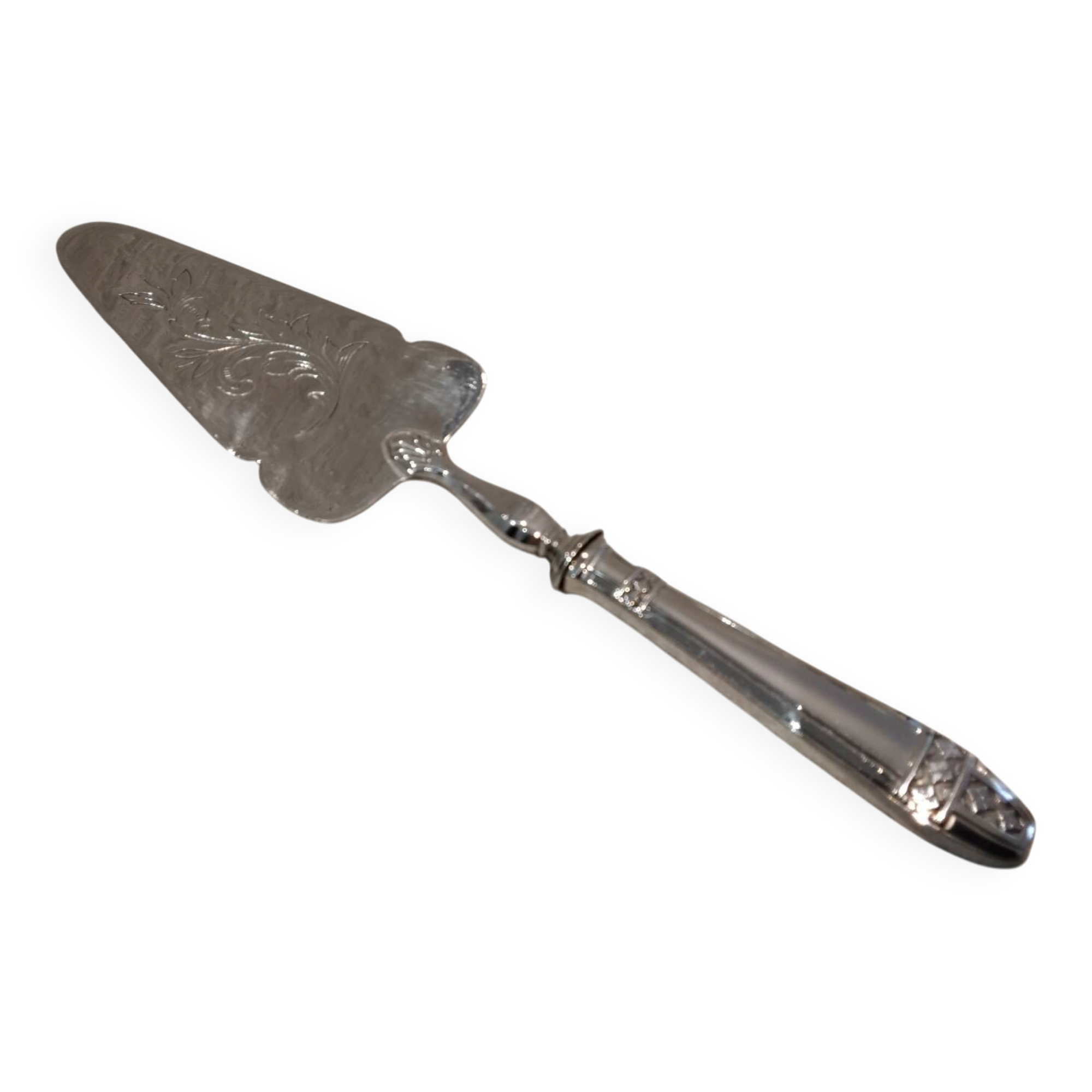 Silver metal pie server Liberty Grand Prix Monaco