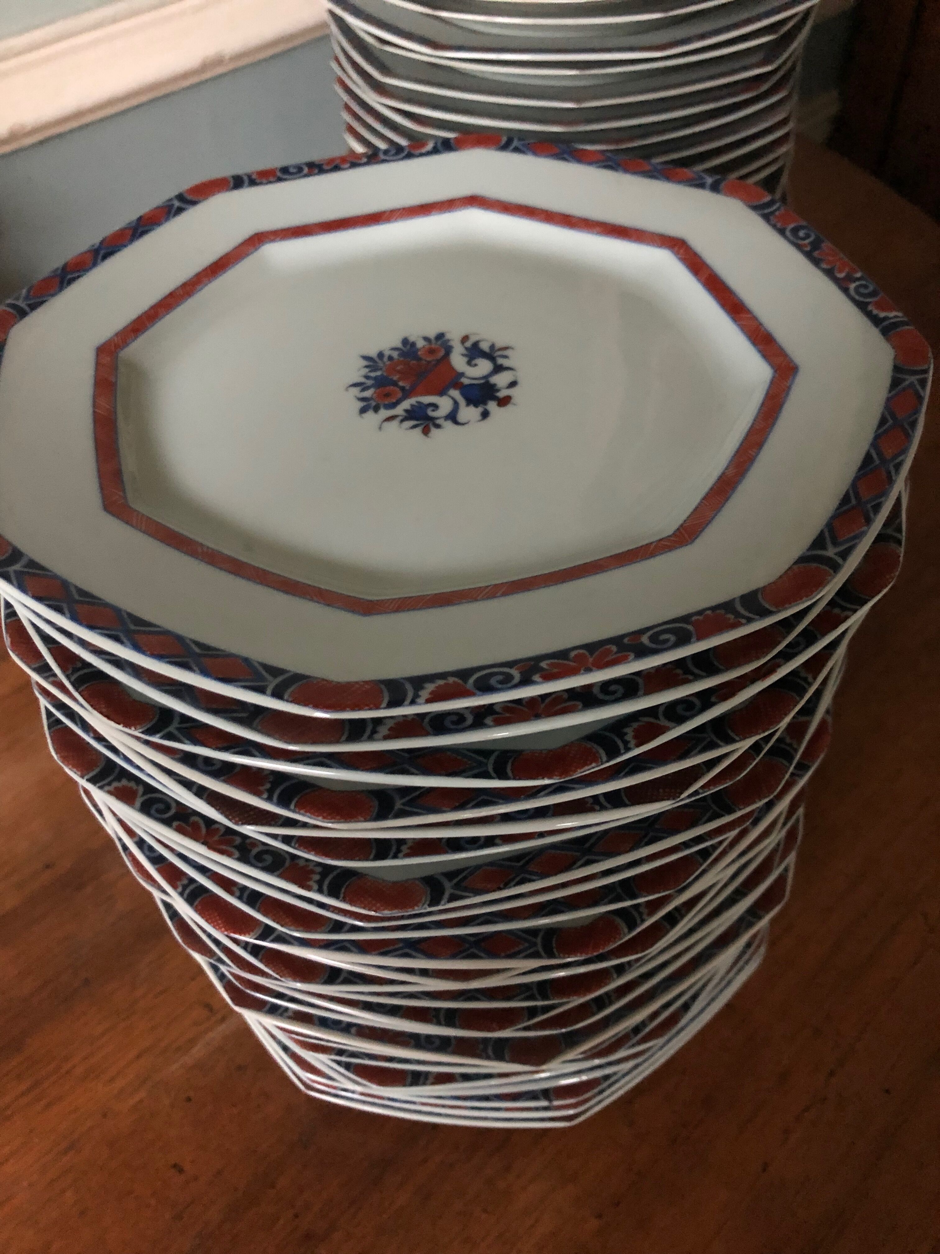 Flat plates Porcelaine Raynaud , Limoges