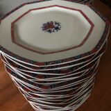 Flat plates Porcelaine Raynaud , Limoges