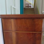 Rare - Pretty old chest of drawers with 4 drawers and 3 locks - In walnut - 1930