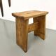 Solid pine stool
