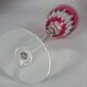 Baccarat: 1 lined crystal wine glass with high leg, 19 cm. 7 available B794