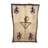Handcrafted Moroccan Berber carpet 190 x 120 CM