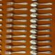 Ercuis, dessert cutlery, fruit and cheese, 36 art deco pieces