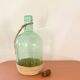 Vintage glass and raffia carboy