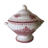 Soup tureen - fruit bowl in Saint Amandinoise ironstone