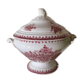Soup tureen - fruit bowl in Saint Amandinoise ironstone