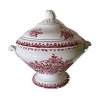 Soup tureen - fruit bowl in Saint Amandinoise ironstone