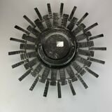 Applique fer & verre applique murale 60s 70s