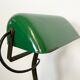 Vintage green enamel bank lamp from Astral, 1930s