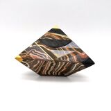 Ceramic box by Evenisse Gual - in Art Deco style - vintage (circa 1993)