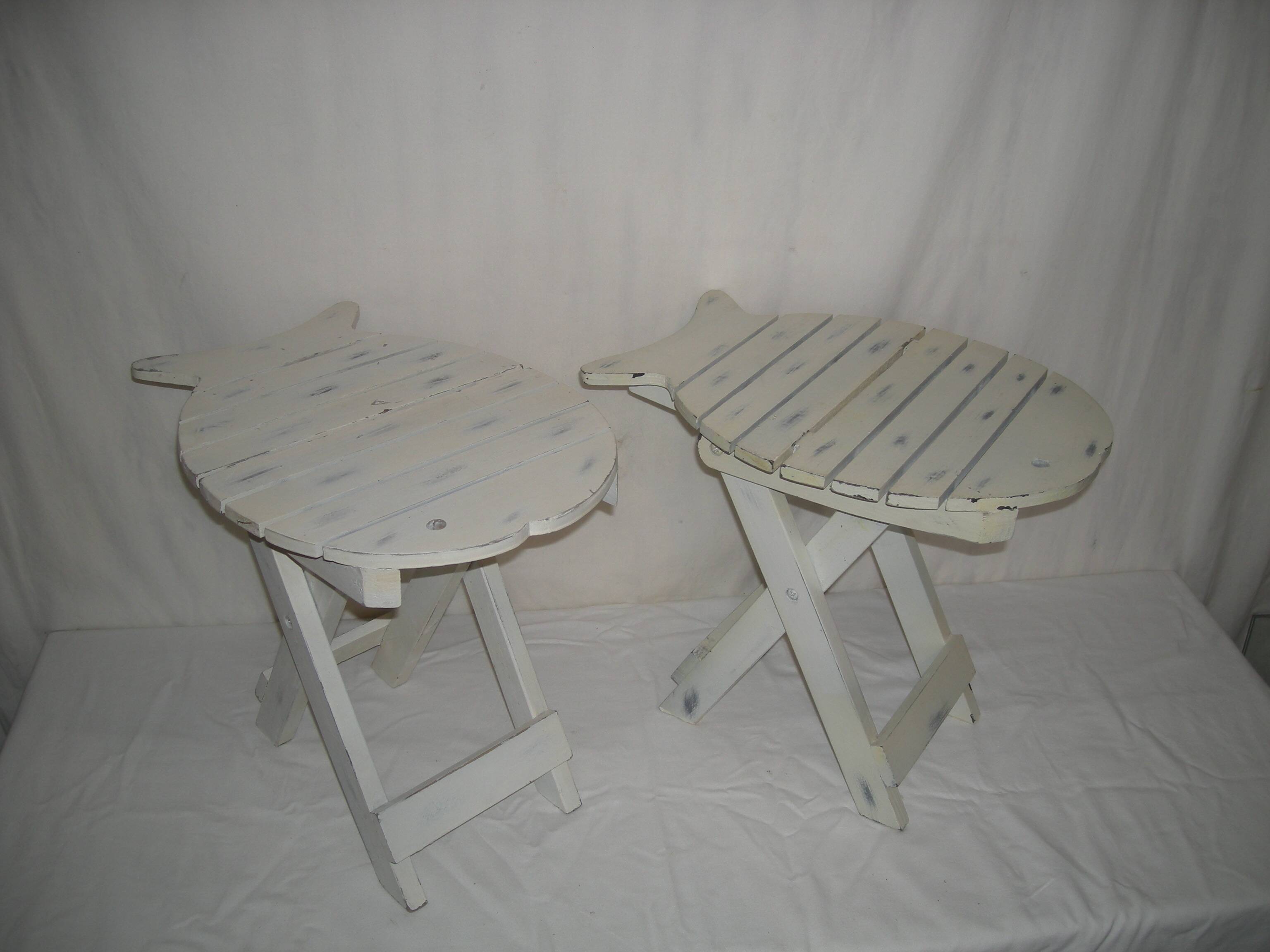 Pair of folding stools