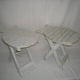 Pair of folding stools