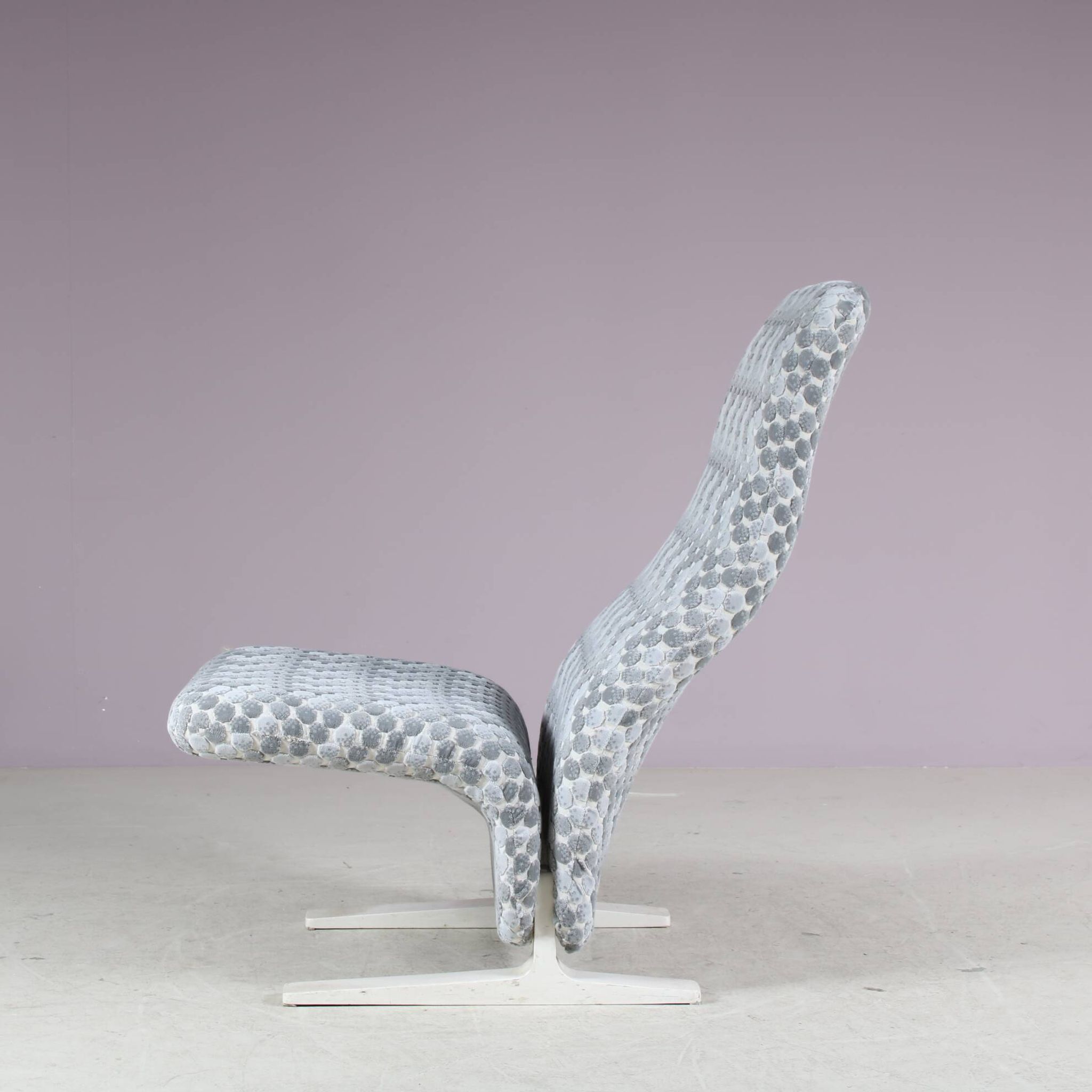 1970s “Concorde” Highback chair by Pierre Paulin for Artifort, Netherlands